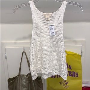 Crochet whit tank top